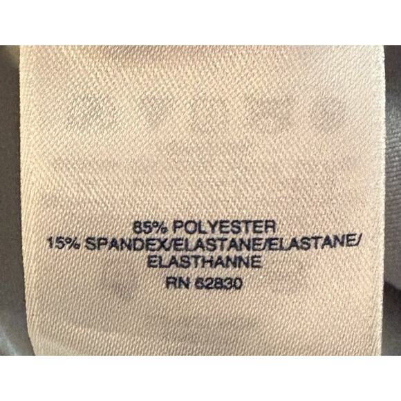 Lands' End Black and White Polka Dot Side Tie Top Blouse Shirt Women Size 1X - Picture 4 of 4